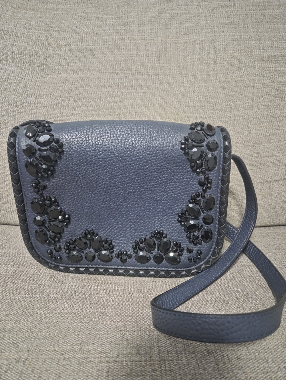 Kate Spade Anderson Way Large Carsen crossbody Color-Oceano. NEW Without Tags